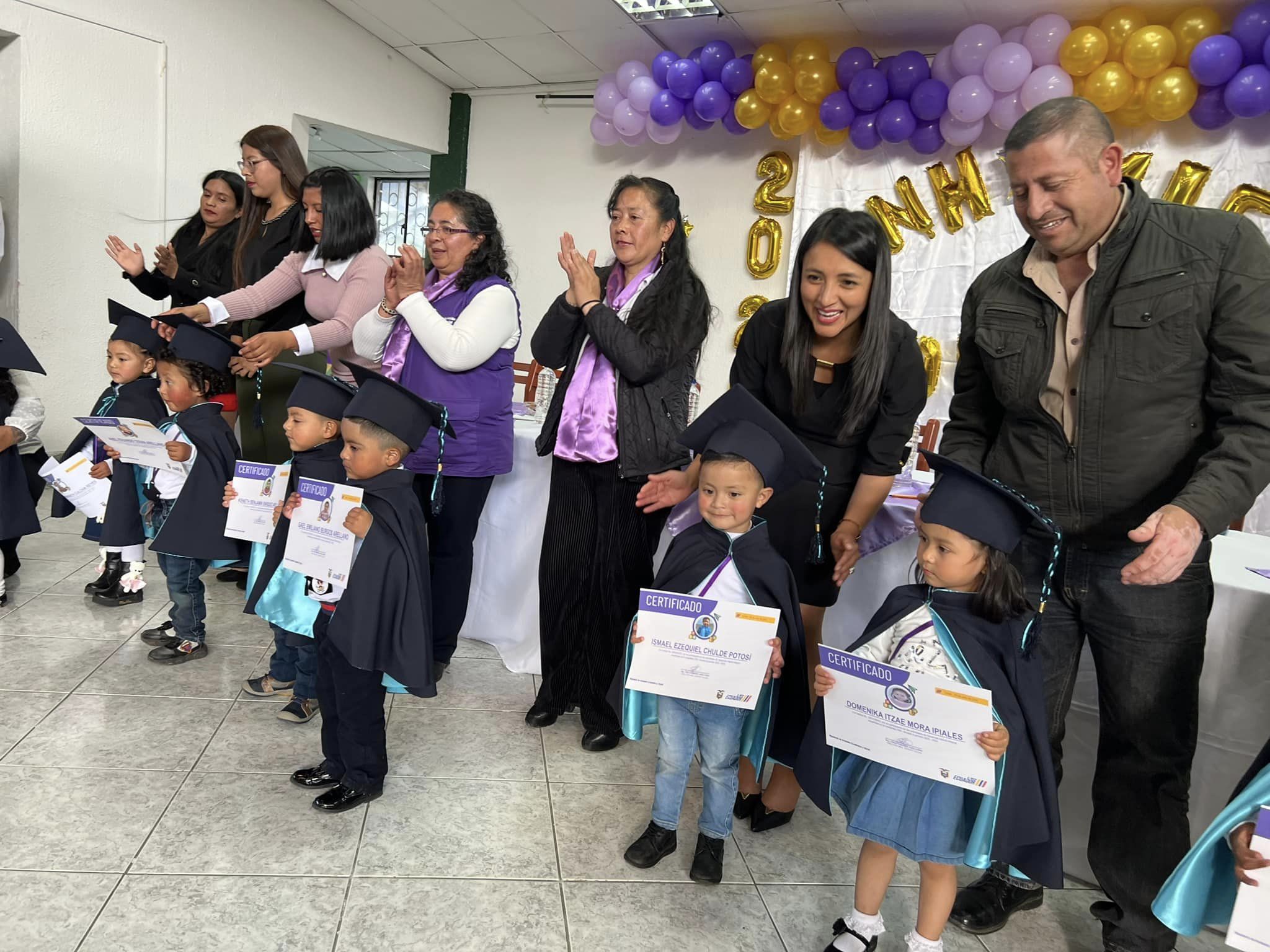 Más de 300 niñas y niños de varios cantones de Carchi se gradúan del servicio Creciendo con Nuestros Hijos del MIES – Ministerio de Inclusión Económica y Social